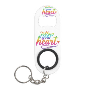 Folgen Sie Ihrer Herzflasche Steel Flasche Opener Mini Flaschenöffner