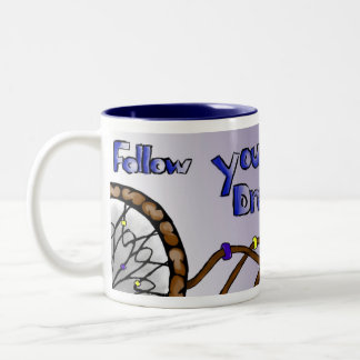 Folgen Sie Ihrer Traum-Tasse Zweifarbige Tasse