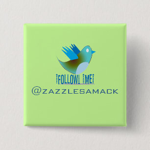 Folgen Sie mir bei Ihrer Twitter-Adresse Button