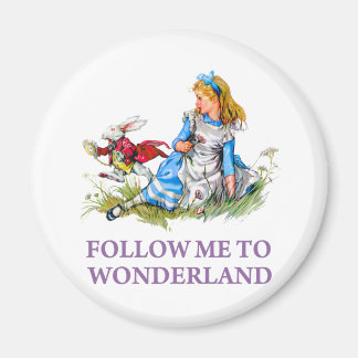 Folgen Sie mir - ich bringe Sie nach Wonderland! Magnet