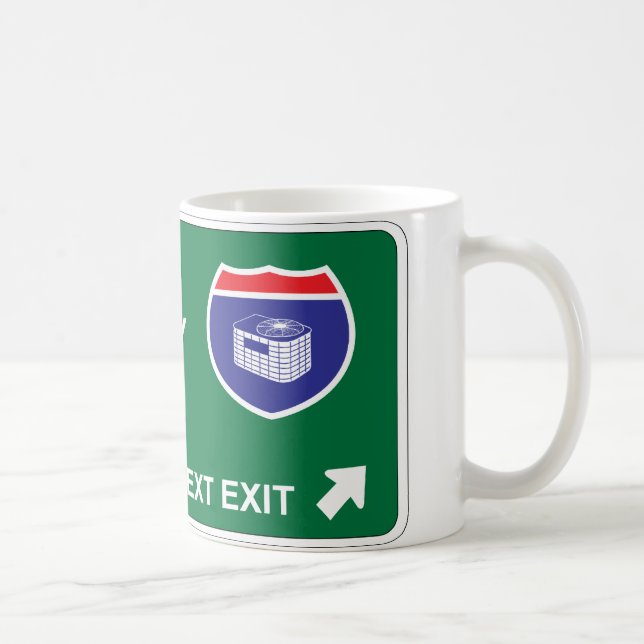Folgender Ausgang HVAC Kaffeetasse (Rechts)