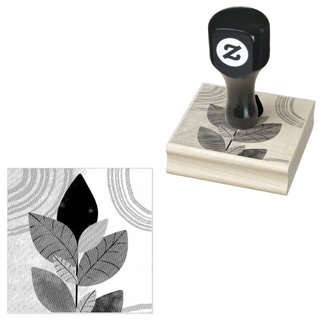 Foliage Circles Natur Botanische Scrapbooking Gummistempel (Stempel)