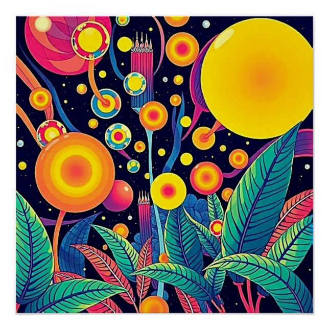 Foliage freisetzende Sporen 4 Poster (Vorderseite)