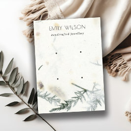 Foliage Handgemachte Papiertextur 2 Ofendarstellun Visitenkarte