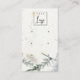 Foliage Handgemachte Papiertextur 3 Ofendarstellun Visitenkarte