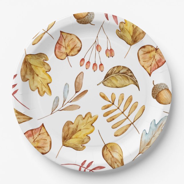 Foliage Pappteller (Vorderseite)