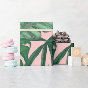 Foliage Tropical Monstera Blätter Party Geschenkpapier