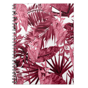 Foliage Wasserfarbe Lila, florenlos. Notizblock