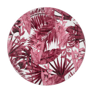 Foliage Wasserfarbe Lila, florenlos. Schneidebrett