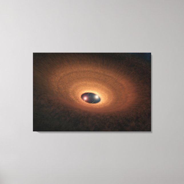 Folie aus stumpfem Material, die von der Sternbild Leinwanddruck (Vorderseite)