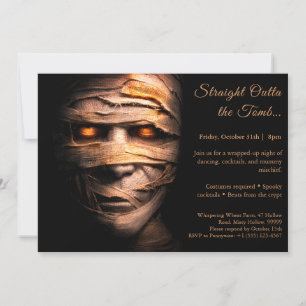 Folie de maman   Invitation du Costume d'Halloween