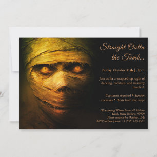 Folie de maman Invitation du Costume d'Halloween