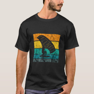 Folie Vintage Retro Elektrisches Hydrofoil Surfboa T-Shirt
