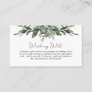 Folien-Leaf, die gut verpackt werden möchten Begleitkarte