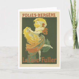 Folies-Bergere, Jules Cheret Karte