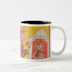 Folio 27 Laksmama schneidet die Nase von Zweifarbige Tasse