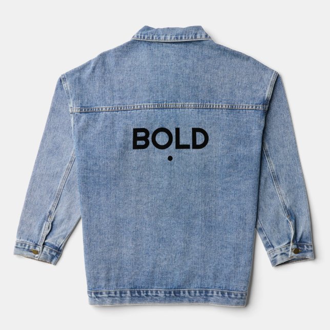Folio Bold. Jeansjacke (Rückseite)