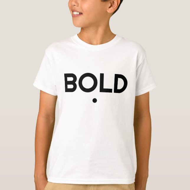 Folio Bold. Jungen' T-Shirt (Vorderseite)