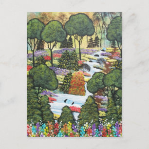 Folk Art by LORI EVERETT Postkarte