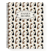 Folk Art Cat Pattern | Farmhouse Kitchen Recipe