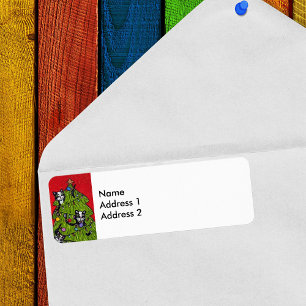 Folk Art Cats Weihnachtsbaum