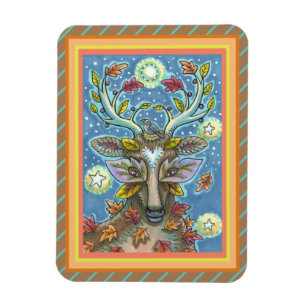 FOLK ART DEIN IM HERBLICHEN WALD, VOD NEST & MOON MAGNET