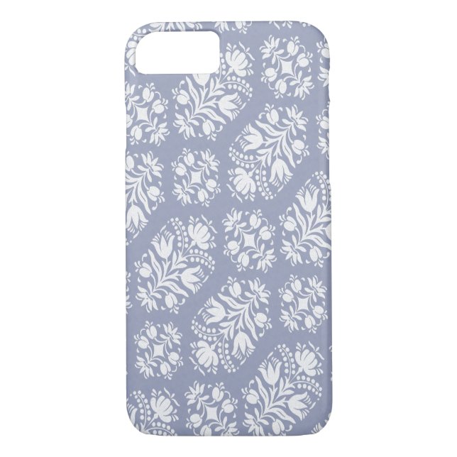 Folk Art Floral Damask Case-Mate iPhone Hülle (Rückseite)