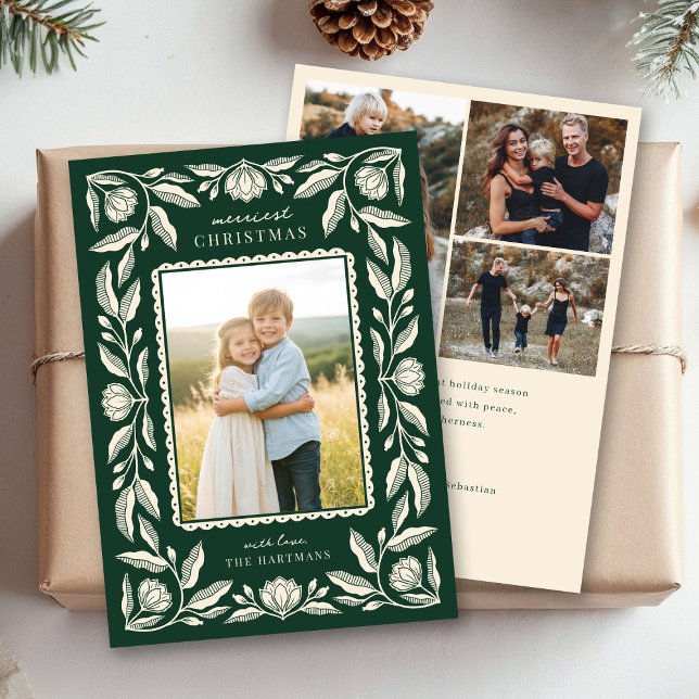 Folk Art Floral Rahmen Weihnachten 4 Foto (Von Creator hochgeladen)