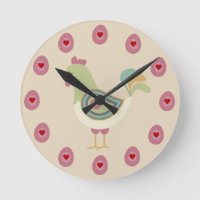 Folk Art Hühner und Eier