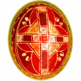 Folk Art Ostereier Ornament Button Fotoskulptur Button