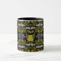 Folk Art Owl Prints