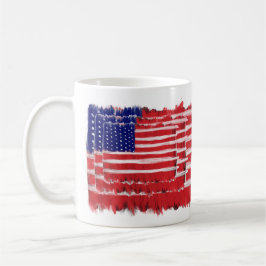 Folk Art Painted Flags Kaffeetasse