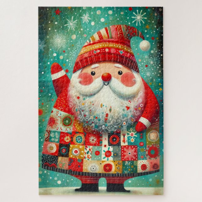 Folk Art Santa Claus (Vertikal)