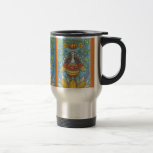 FOLK ART TURQUIE, MERCI COMMUTER TRAVEL MUG