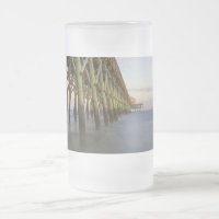 Folk Beach Pier Beauty Mattiert Glass Beer Tasse
