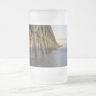 Folk Beach Pier Beauty Mattiert Glass Beer Tasse