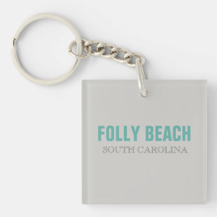 Folk Beach South Carolina Style Schlüsselanhänger