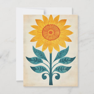 Folk Bloom #240 Postkarte