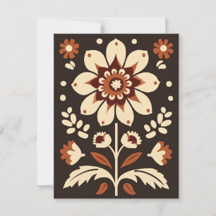 Folk Bloom #250 Postkarte