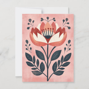 Folk Bloom #253 Postkarte