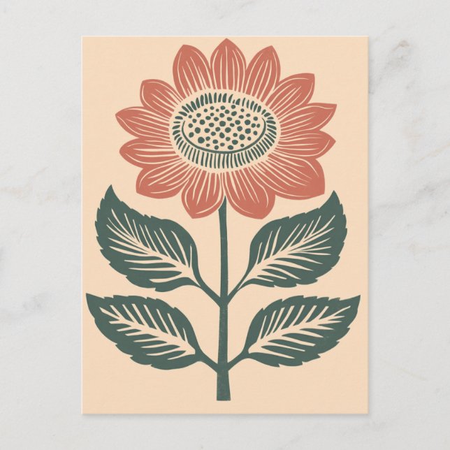 Folk Bloom Nr. 260 Postkarte (Vorderseite)