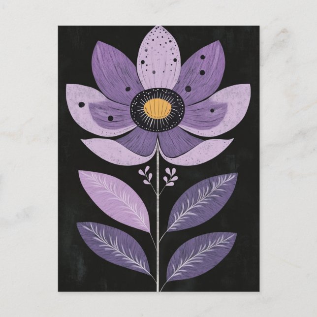 Folk Bloom Nr. 269 Postkarte (Vorderseite)