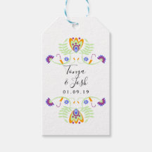 Folk Floral Wedwers | Mexikanische Kühle Farben