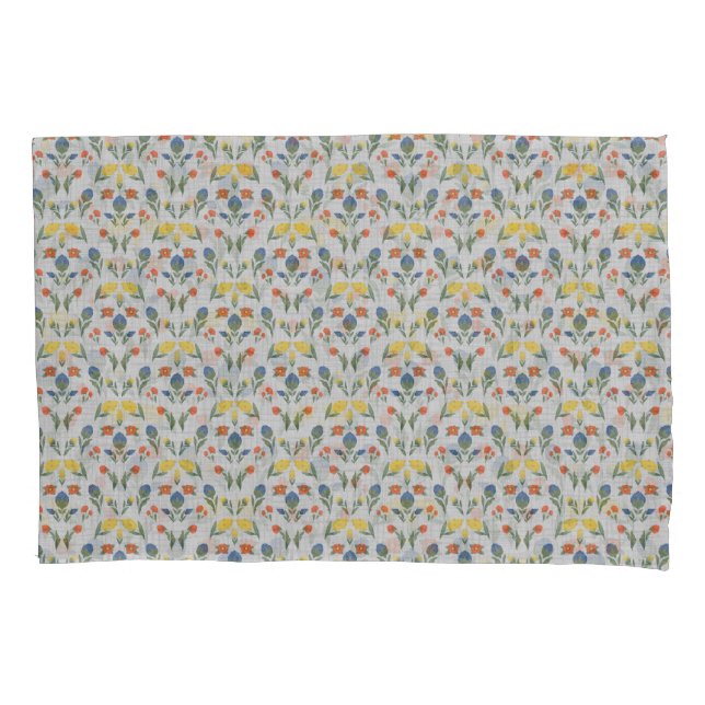 Folk Garden Dreams Flat Sheet Kissenbezug (Vorderseite-Links)