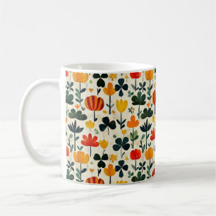 Folk-Garten-Klee Kaffeetasse