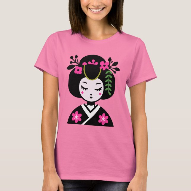Folk Geisha T-Shirt (Vorderseite)
