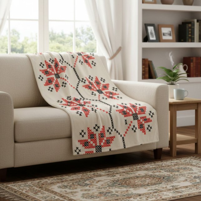 Folk-Inspiriert Wohngestaltung Fleecedecke (Von Creator hochgeladen)