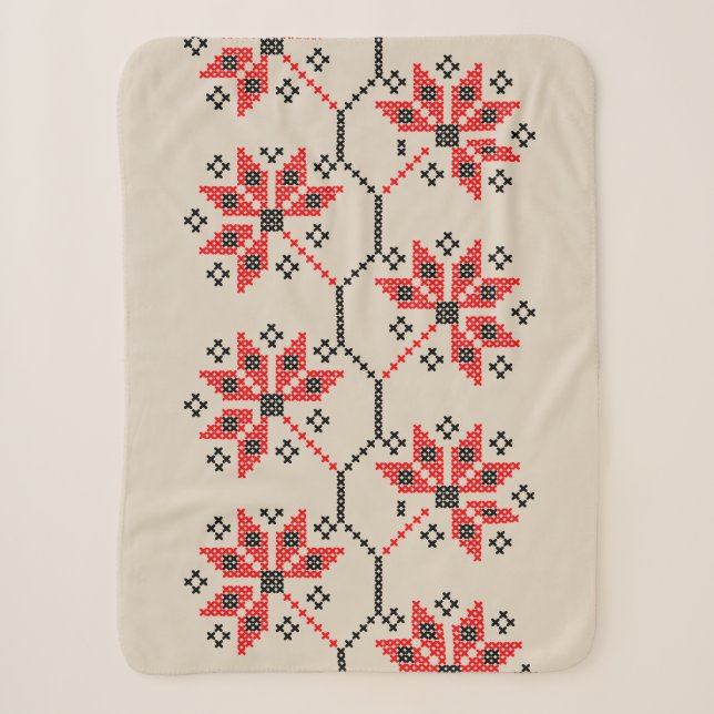 Folk-Inspiriert Wohngestaltung Sherpadecke (Vorderseite)