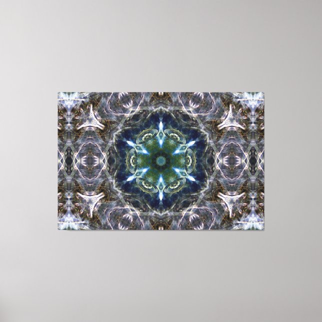Folk Mandala Canvas Print Leinwanddruck (Vorderseite)
