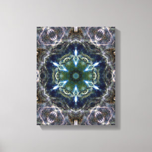Folk Mandala Canvas Print Leinwanddruck